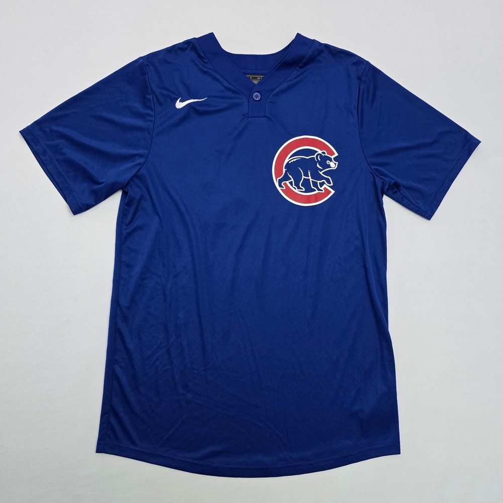 Nike Chicago Cubs MLB Batting Practice Jersey Mens Small Blue #18 N383-4EW